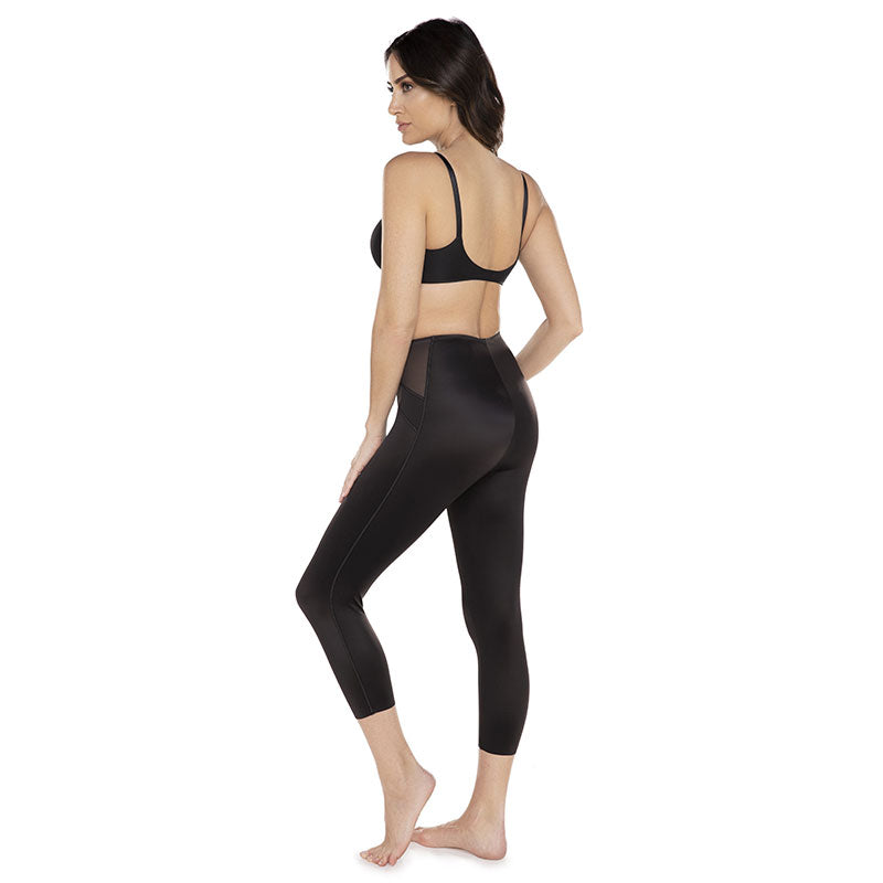 Miraclesuit Fit and Firm Shapewear Leggings Black Side