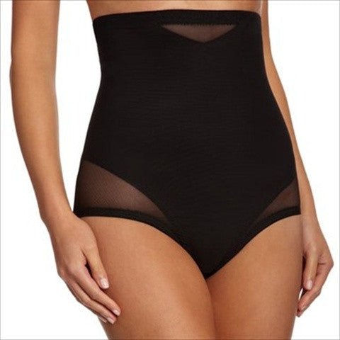 Miraclesuit Sexy Sheer Shaping High Waist Control Briefs In Black