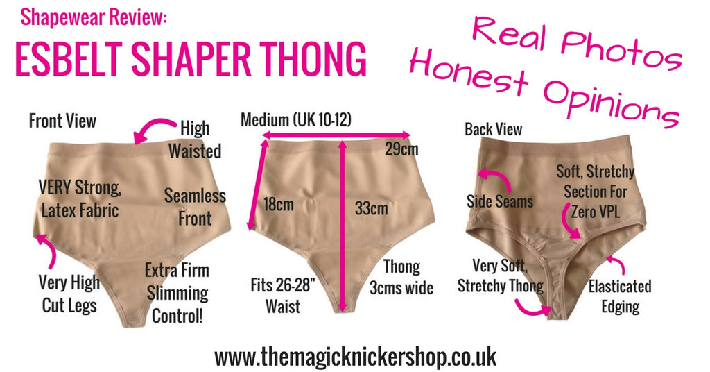esbelt shaper thong shapewear review