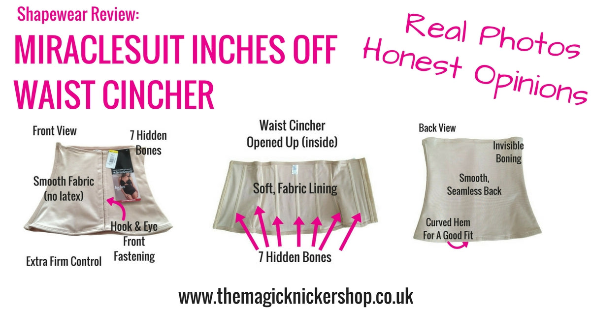 Miraclesuit Inches Off Boned Waist Cincher Review: Read All About It! – The  Magic Knicker Shop