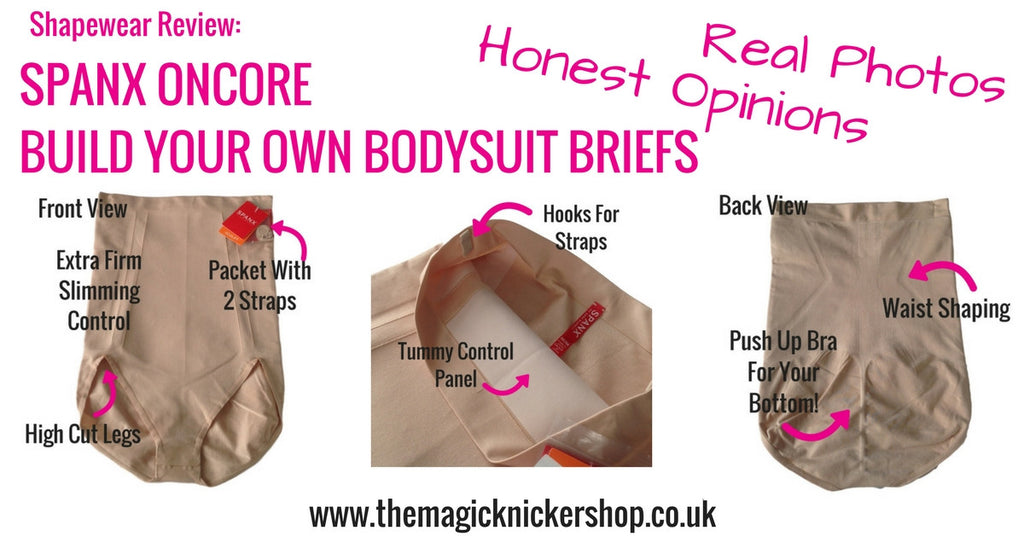 Spanx OnCore Build Your Own Bodysuit Briefs - Read My Shapewear Review –  The Magic Knicker Shop