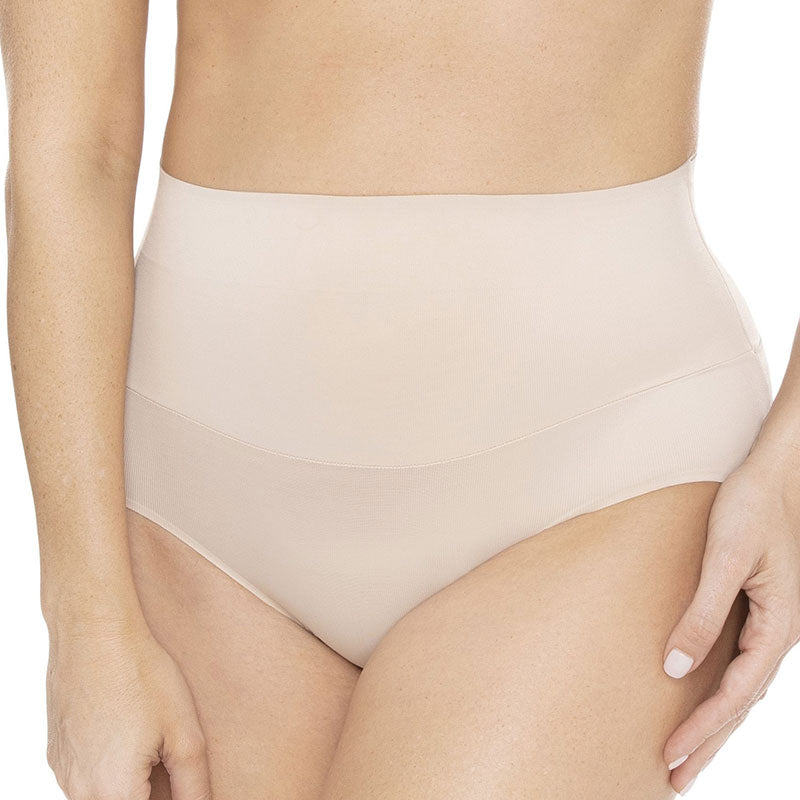 Miraclesuit Comfy Curves Waistline Briefs Natural Front Close Up