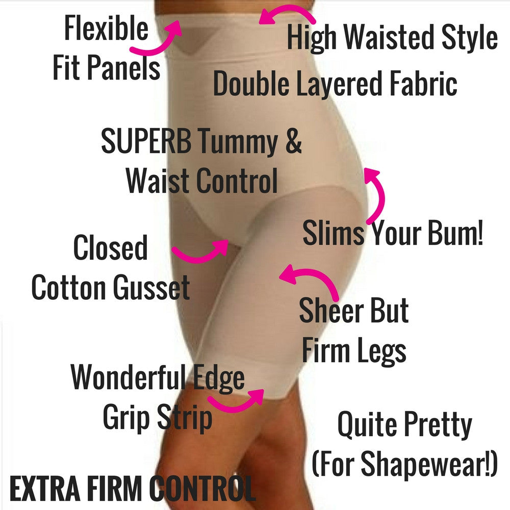 miraclesuit shapewear sexy sheer thigh slimmer