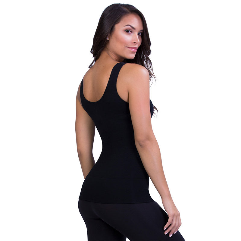 Mother Tucker Scoop Neck Shaping Tank Black