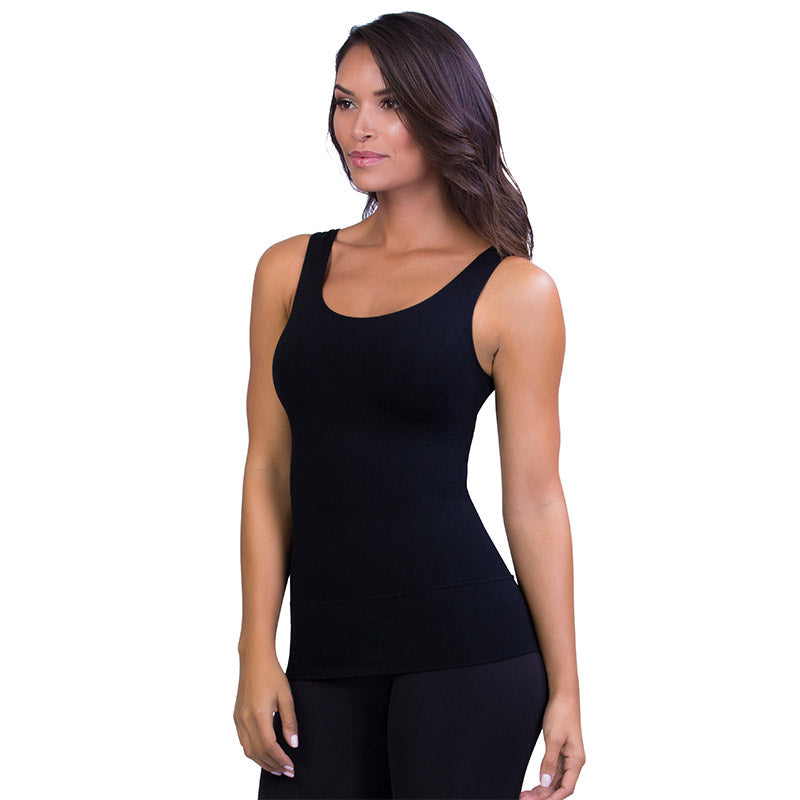 Mother Tucker Scoop Neck Shaping Tank Black