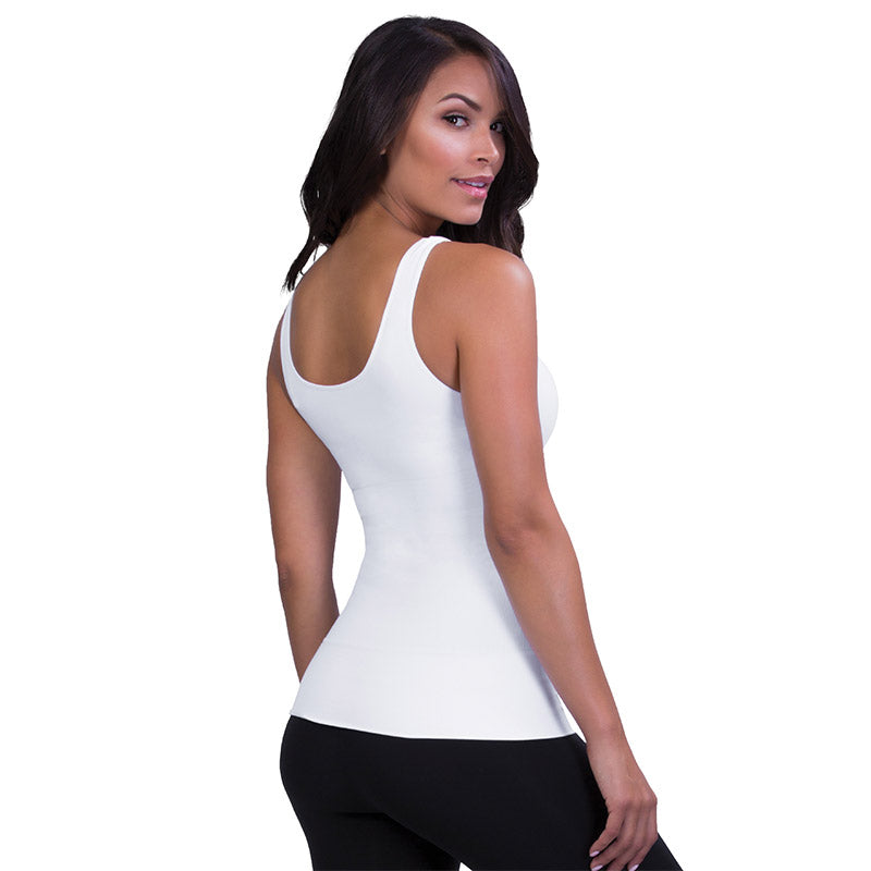 Mother Tucker Scoop Neck Shaping Tank White