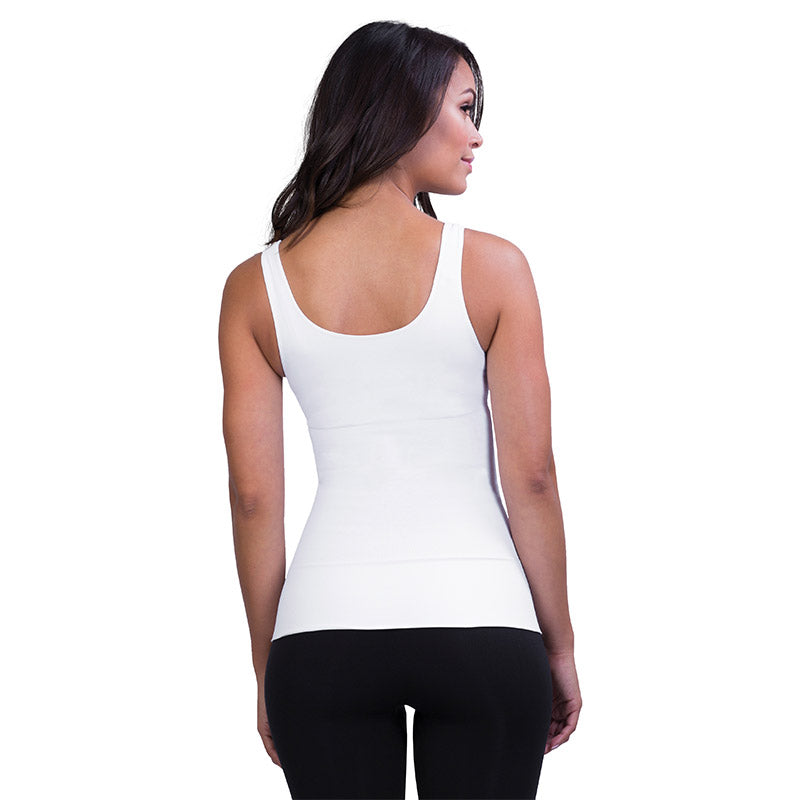 Mother Tucker Scoop Neck Shaping Tank White