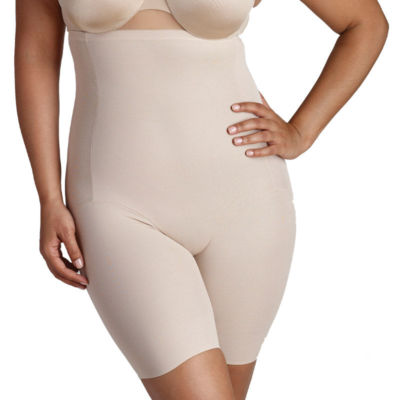 Naomi and Nicole Plus Size Thigh Slimmer Natural